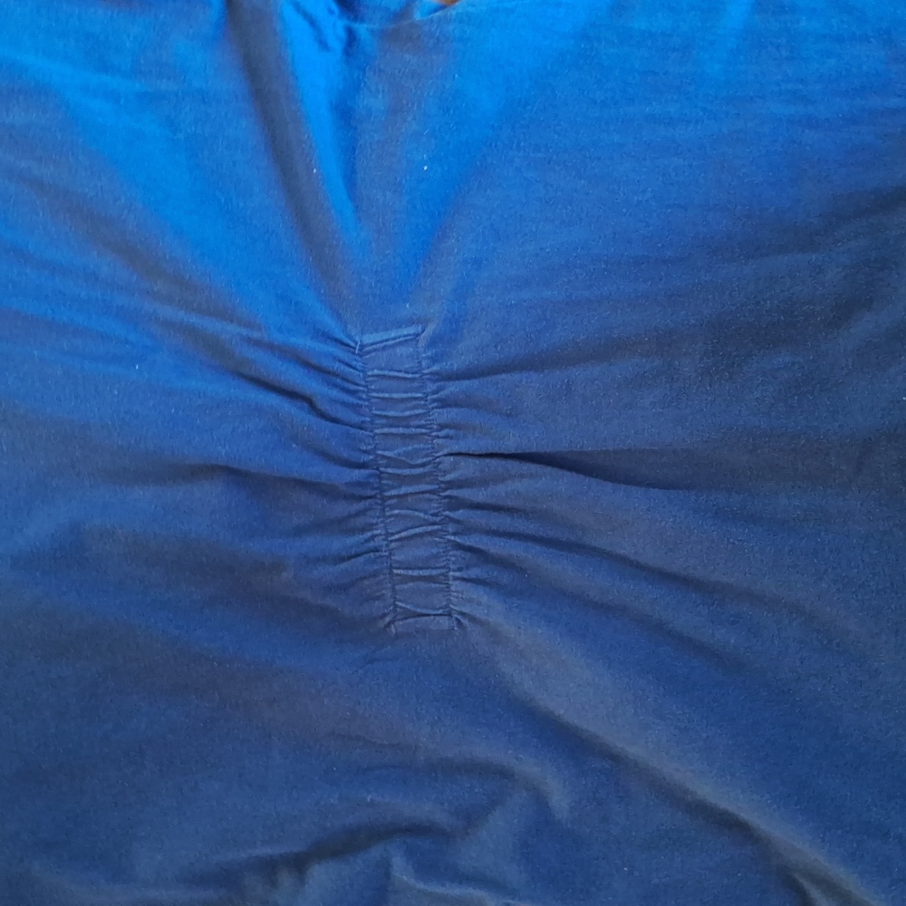 Banana Republic Women's Size: Medium Short Sleeved Top  Turquoise Blue Shirt 💙 - Picture 7 of 8